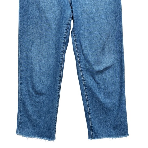 Levi's Ribcage High Rise Straight Ankle Jeans Size 29 - Picture 4 of 8